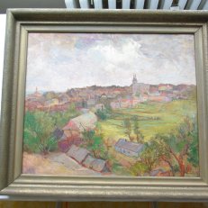 Žamberk - krajina - 4) Stav po restaurování s rámem